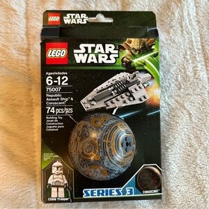 LEGO Star Wars Republic Assault Ship & Coruscant Set #75007